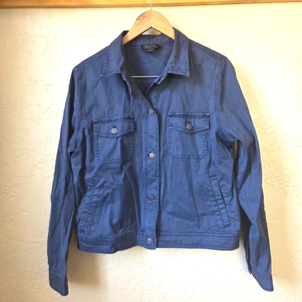 Pendleton Lightweight Navy Blue Cotton Utility Jacket
